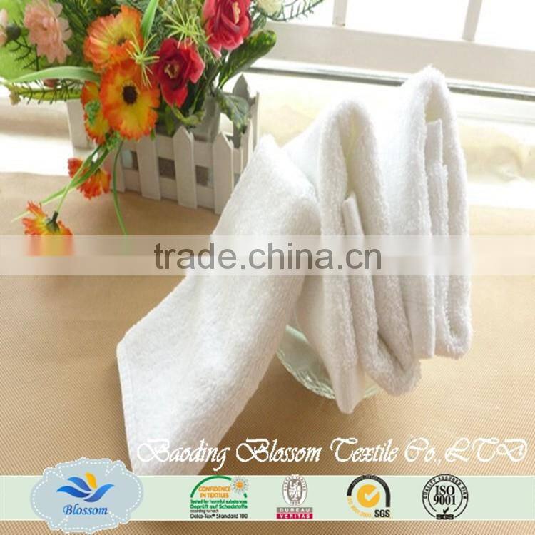 hot sale plain dyed natural anti-bacterial cotton towels for the aviation