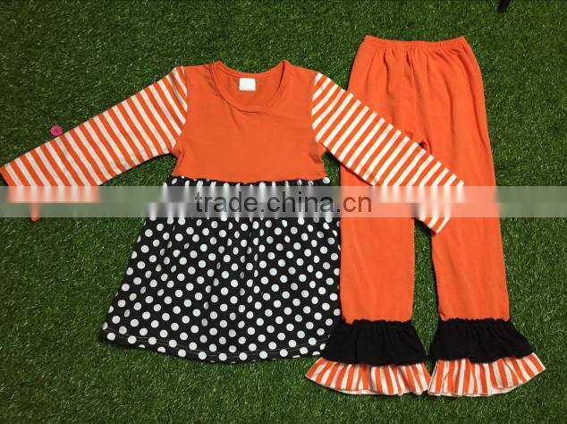 Celebrate the festival cotton printed with beautiful patter children are very simple as long as there is good Halloween clothes