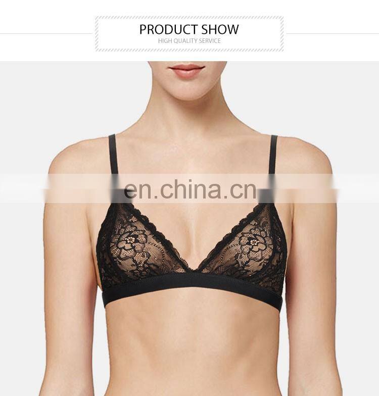 Young Girls and Women Fashion Stylish Very Sexy Transparent Lace Bralette Bra