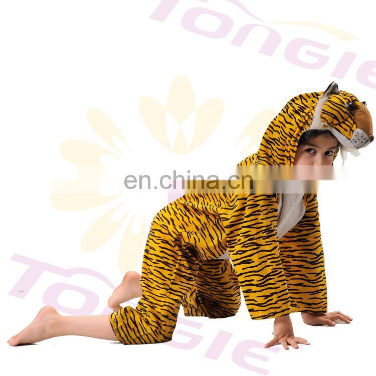 Tongle children's fleece animal mascot cosplay costume tiger animal jumpsuit