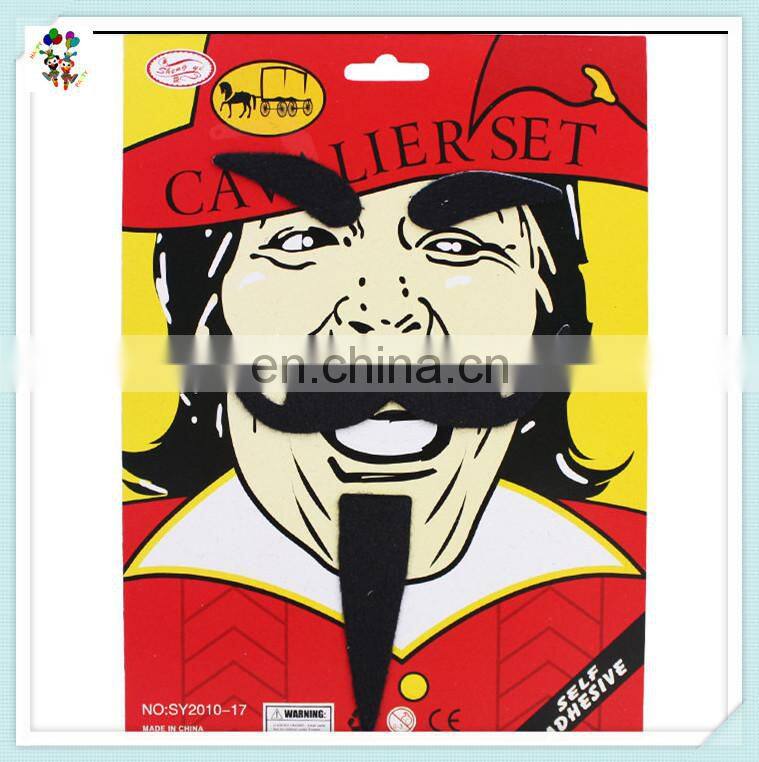 Halloween Party Stylish Funny Black Fake Moustache and Eyebrow HPC-0387