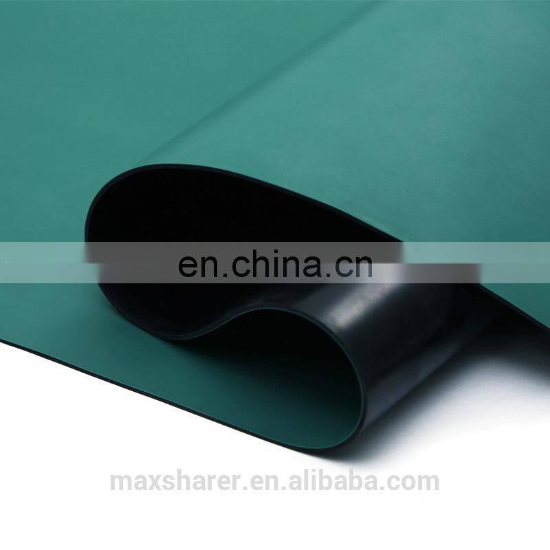 High strength factory price antistatic mat high quality ESD rubber mat