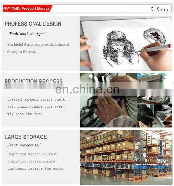 Simulation wig hair piece of Virgin European hair wig