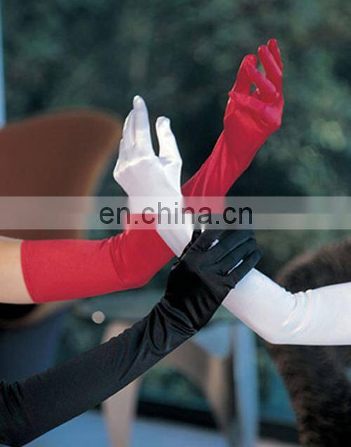 Beautyslove Cheap elbow length party gloves ladies gloves satin long gloves