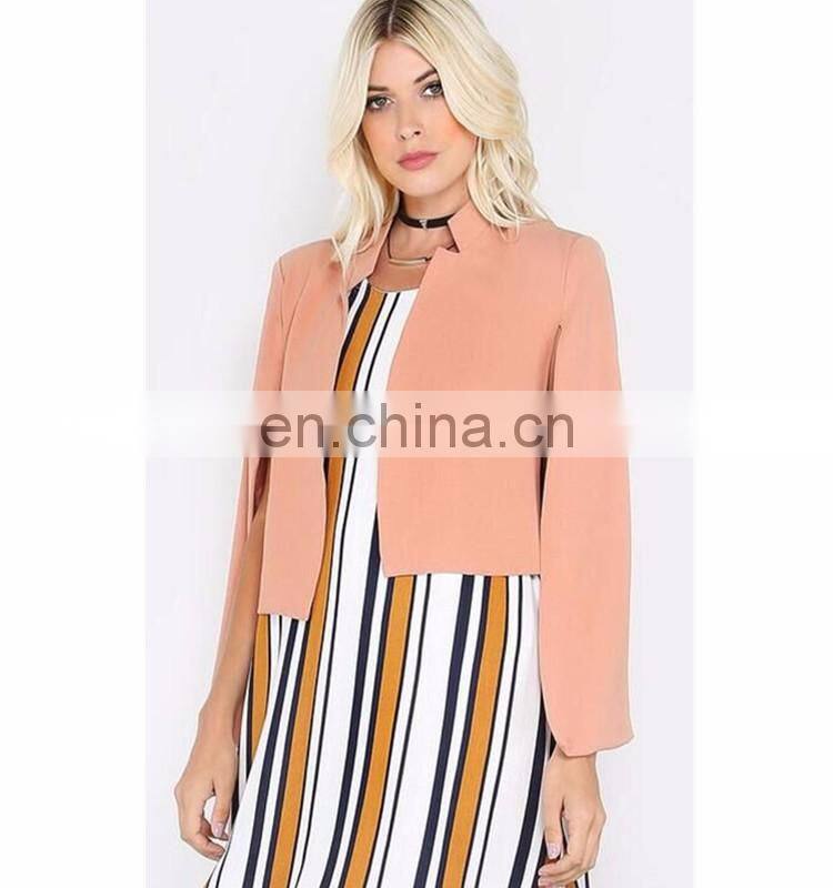 Cropped Cape Blazer lady price kurti with jacket designs