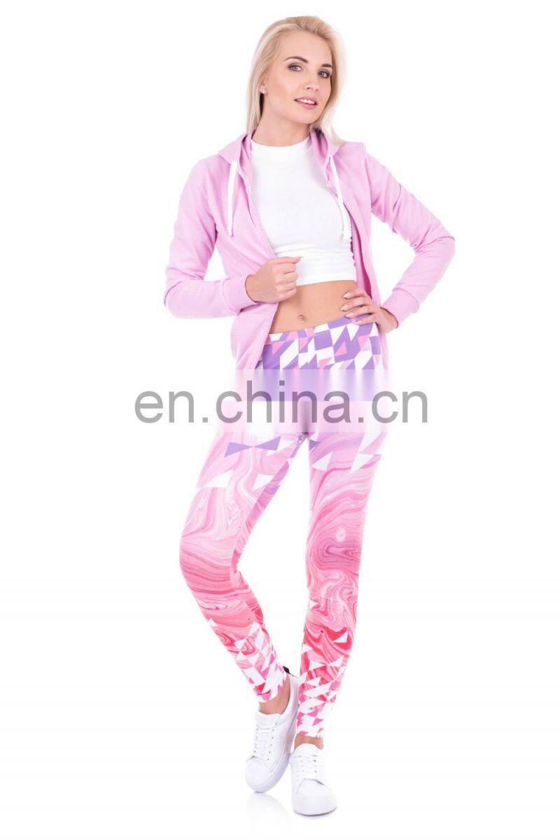 Triangles pink marble femme elastic jogging slim stretch cheap wholesale brand gym sexy sale print leggings for woman