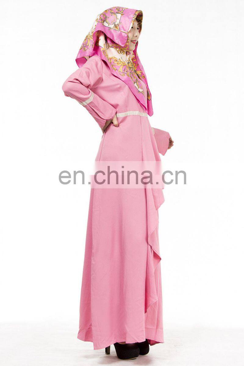 New arrival slim black prayer Arabic abaya indonesia cheap abaya 2017 fashion muslim dress