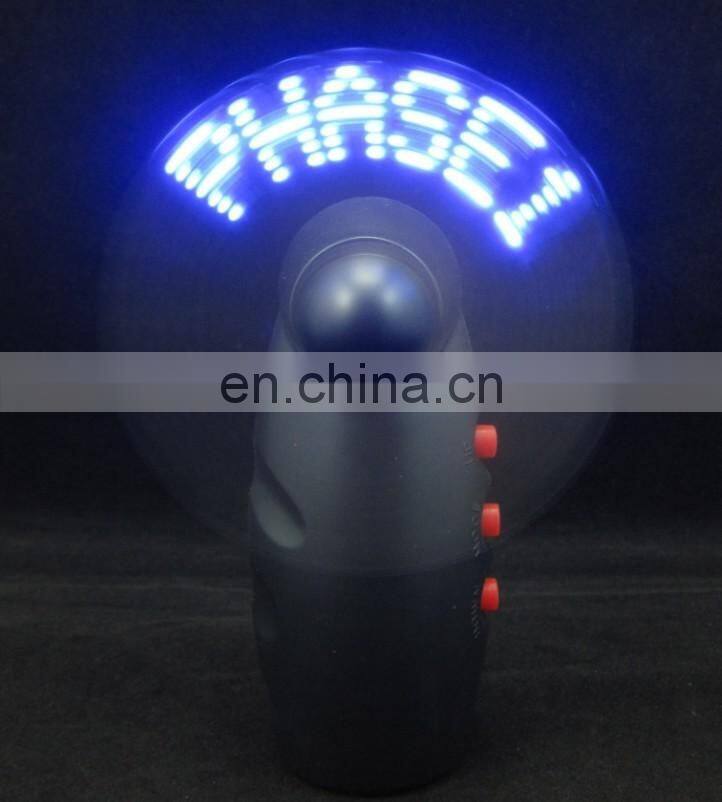 LED custom message fan glovion digital message fan with led led digital message fan
