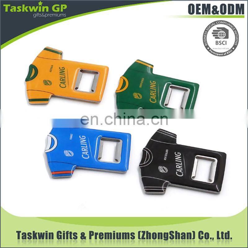 Custom T-Shirt Bottle Opener, Stainless Iron Material Bottle Opener for Promotional