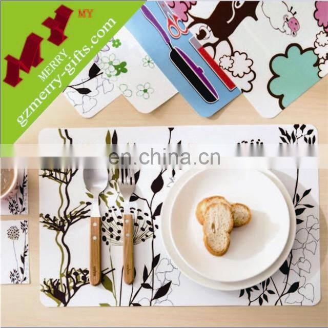 Eco-friendly silicone placemat / plastic place mat