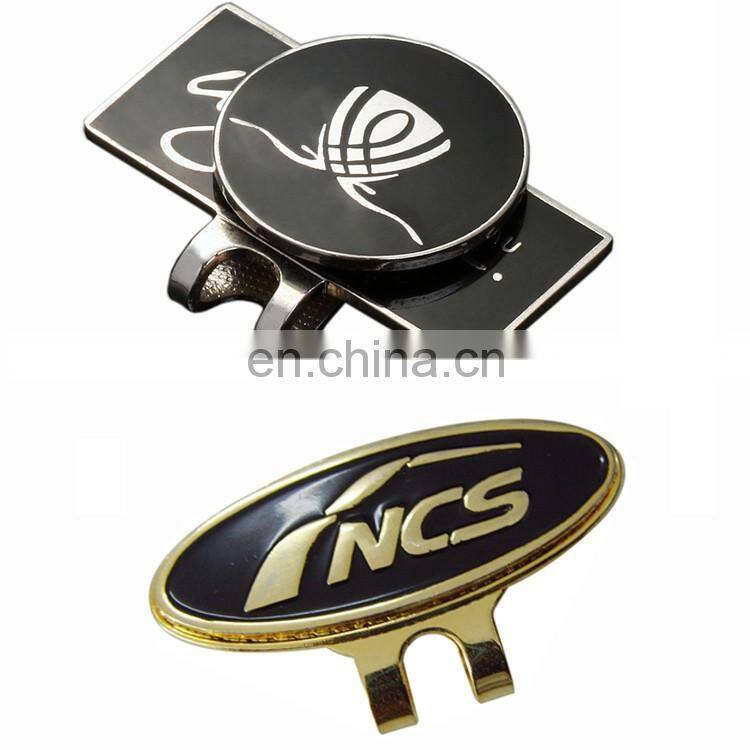 China craft factory Good quality ,souvenir ball marker sport golf magnetic hat clip