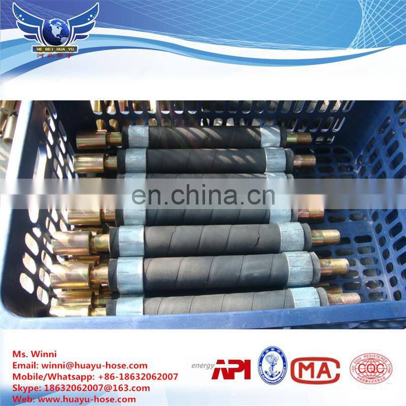 Coal bed drilling seal hole inflation hose grouting packers