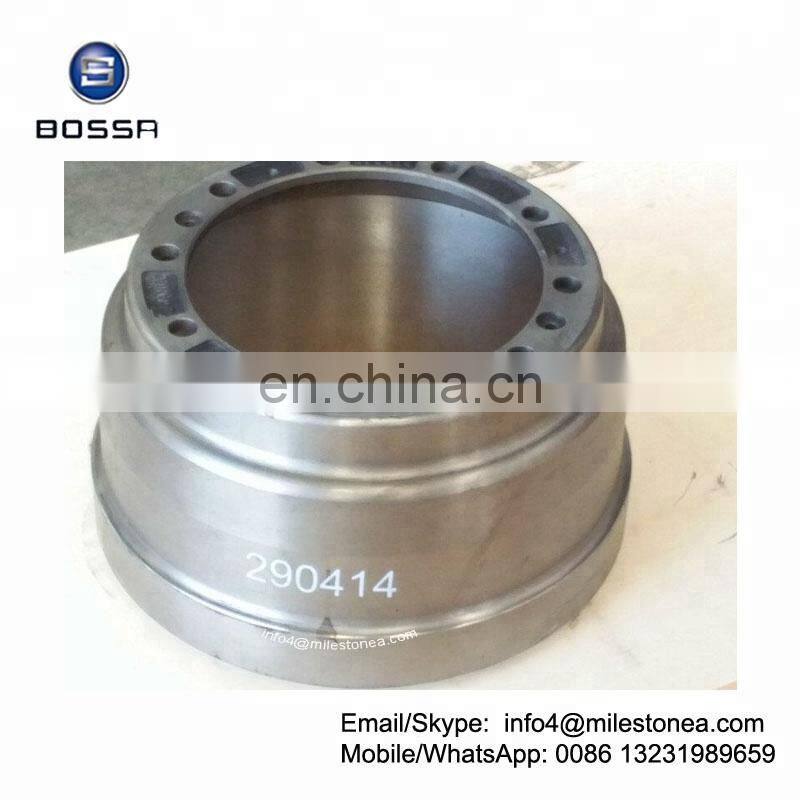 Factory brake drum 290414 for truck brake parts