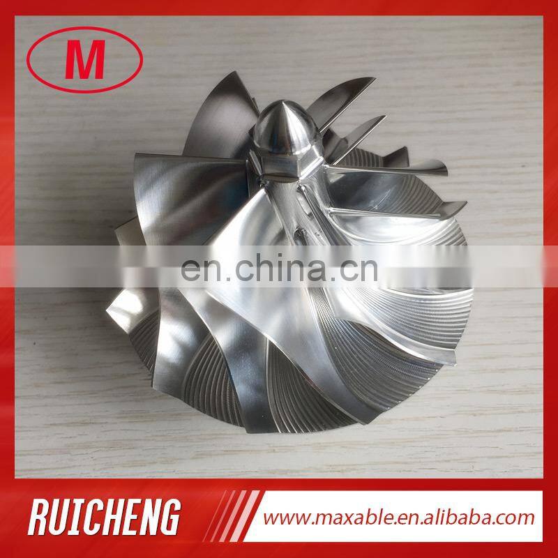 GT3788 65.50/88.40mm 6+6 blades 759335-0002 upgrade performance Billet/aluminum 2618/milling compressor wheel for Chevy 6.6L
