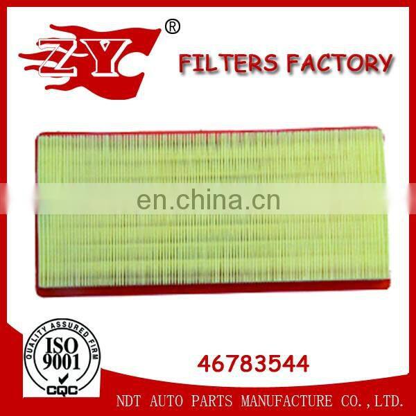 Factory Fiat/F ord/Lancia/Proton Auto parts Air filter 51806865/51775340/50515279/46783544