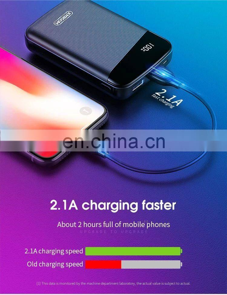 joyroom led 10000mah smart powerbank 10000 mah