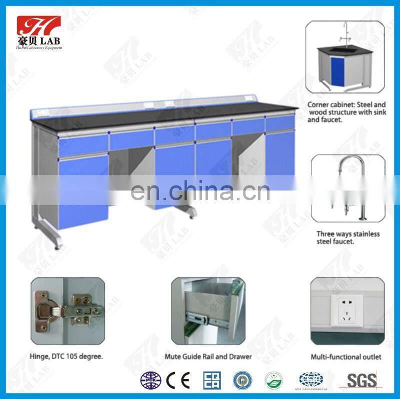 laboratory furniture vertical laminar flow hood/clean bench with uv lamp