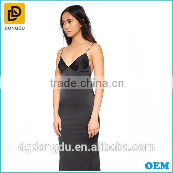 2016 Dongguan factory summer stylish design sexy tight formal ladies maxi party dress