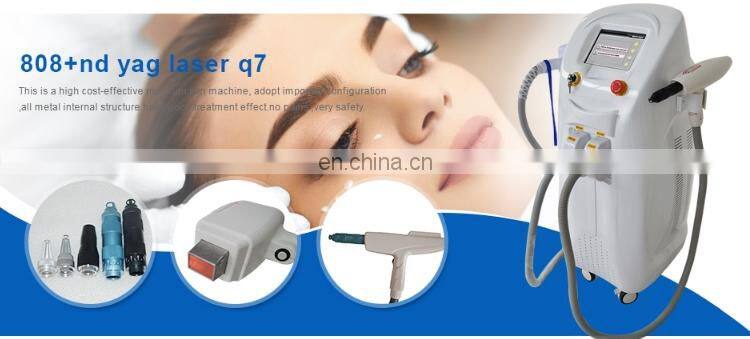 2020 hot sale 808nm diode laser for fast hair removal q switch nd yag laser machine for salon and home use
