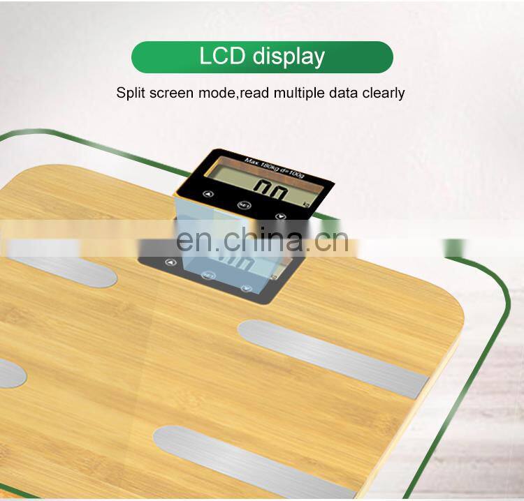 Factory Digital Bathroom Weighing Scale Body Fat Scale Electric BMI Weight Scale