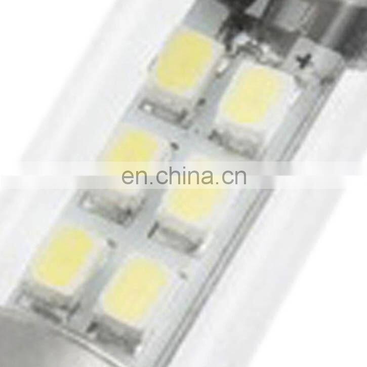Pure White 15 SMD 5050 SMD LED SMD Festoon Light Lamp Panel T10 Dome BA9S Adapter DC 12V