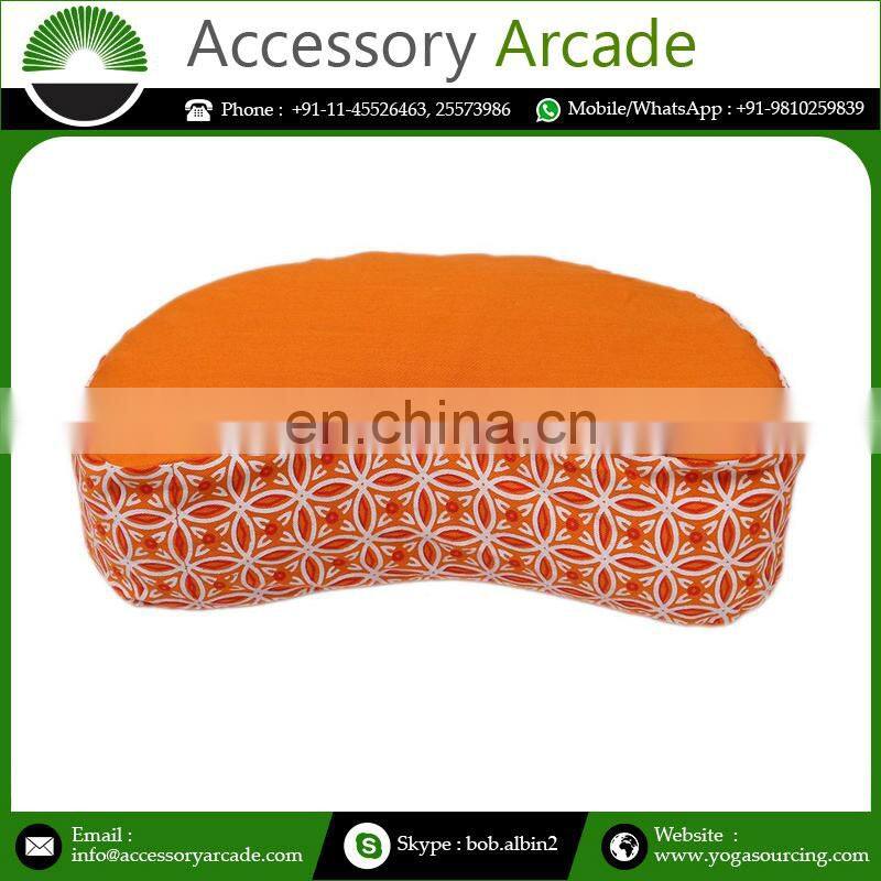 100% Cotton Canvas Half Moon Shape Yoga Massage Cushion Buy From Lead Supplier