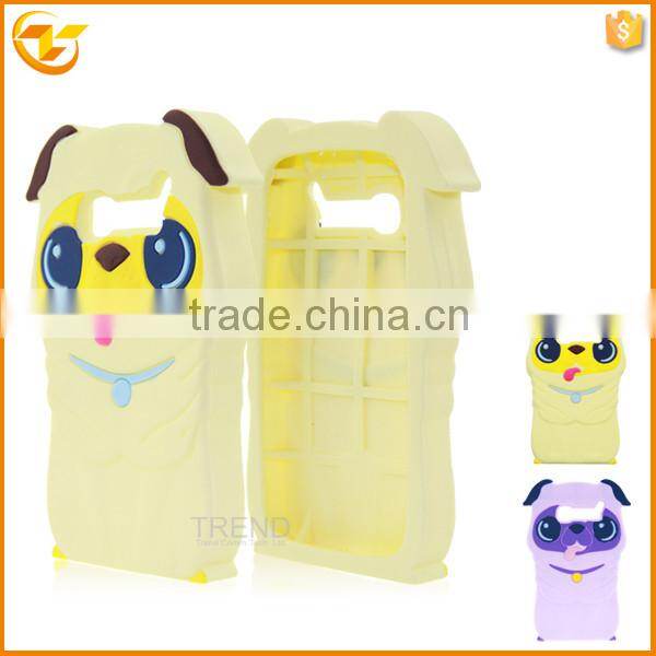 Dog silicon cover case for alcatel one touch pop c5