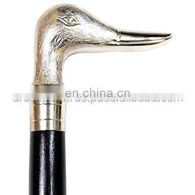 metal designer head cane