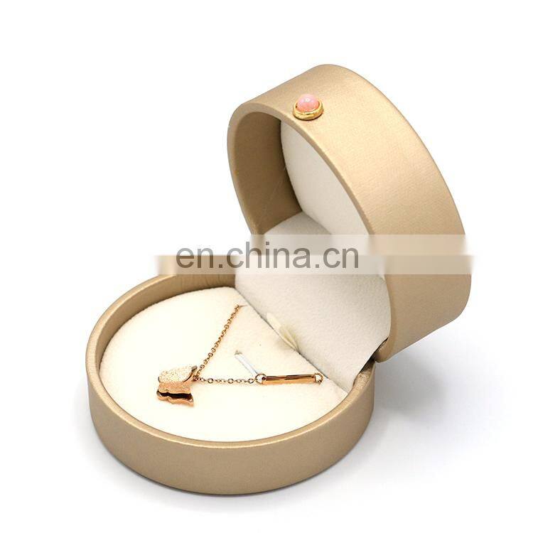 High-end Luxury jewelry box bracelet round bracelet boxes with logo custom