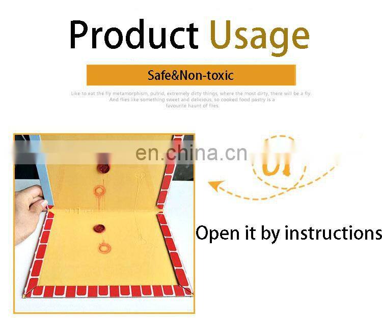 Household pest control sticky cardboard glue board trap for rats mouse