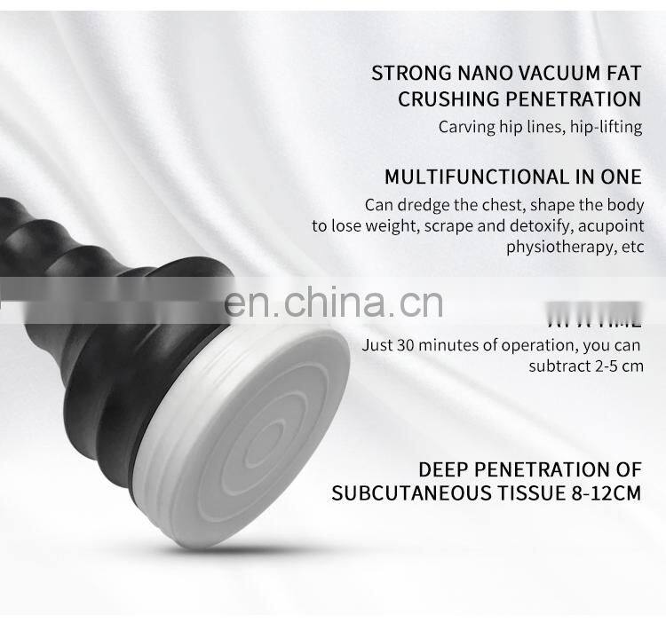 Microwave RF Vacuum Shaping Instrument Body Fat Crushing Weight Loss Negative Pressure Physiotherapy Massage Slimming Machine
