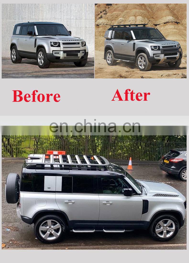 Dedicated For Land Rover Defender Luggage Rack New 110 Luggage Frame Roof Rack Rack ,Rail Modification