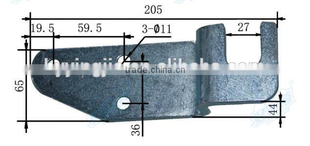 08136L Wing opening truck trailer door hook