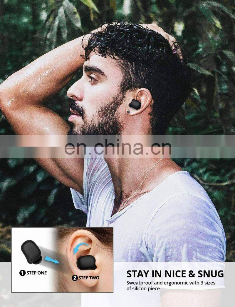 Bluedio T-ELF 2 Earphone TWS Wireless Waterproof Sports In Ear Earphone with Charging Box