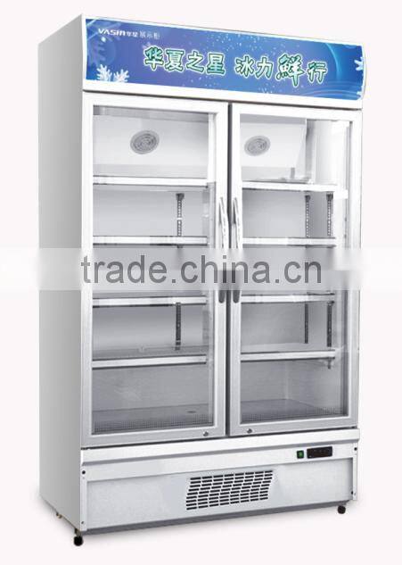 520-980L 110v 220v supermarket refrigerator showcase supermarket showcase refrigerator price