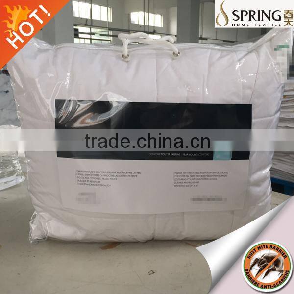Quilted Pillow /wool pillow/polyester filled pillow