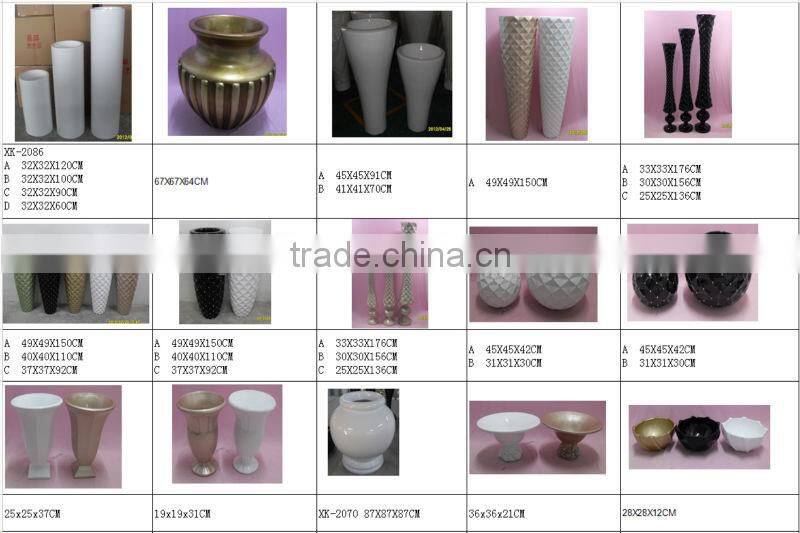 cheap flower pots, bulk flower pots, fiberglass planter flower pot