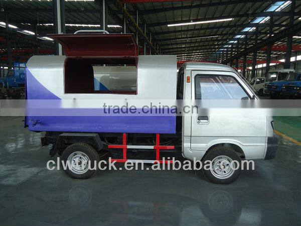 2015 Top Selling Peru Changan small garbage truck,4x2 Container Garbage truck