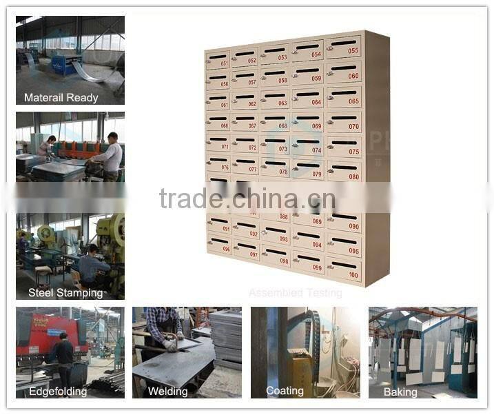 Used Patio Furniture Waterproof Metal Mailbox For Apartment Stainless Steel Mailbox