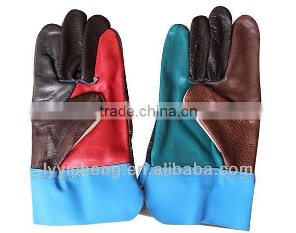 industrial leather safety glove for welding