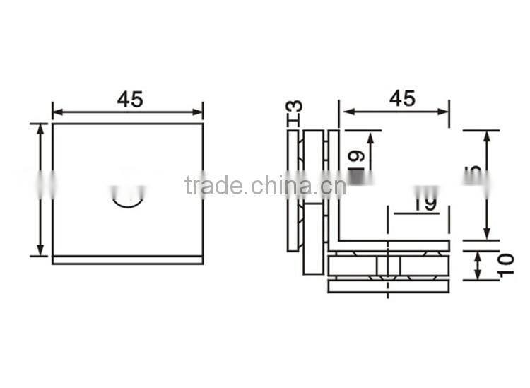 Stainless steel glass clip lid jars and SS handrail clamps and handrail glass fixing