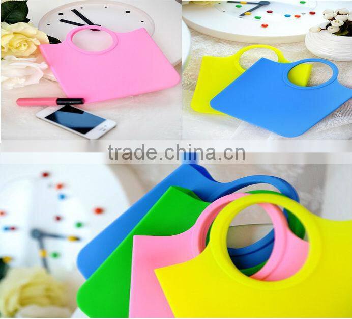 fashion design eco-friendly odorless silicone cosmetic bags