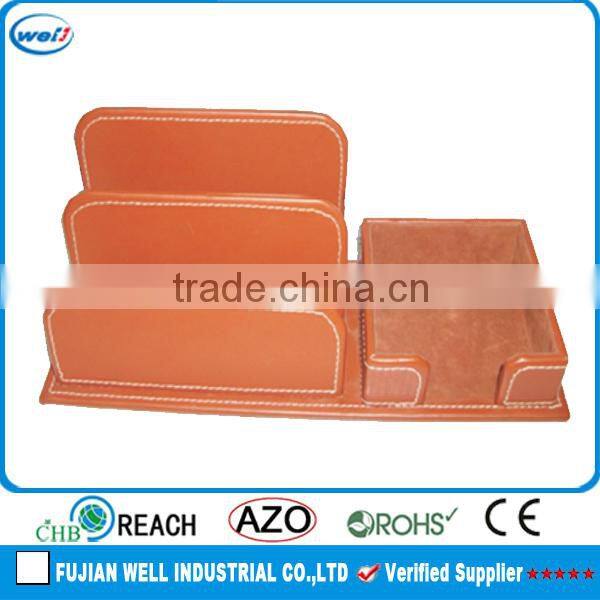 2014 PU leather kids stationery items wholesale