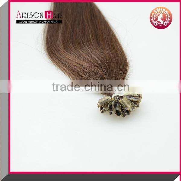 Arisonhair wholesale cheap u-tip hair blond 100 keratin tipped fusion human hair extension