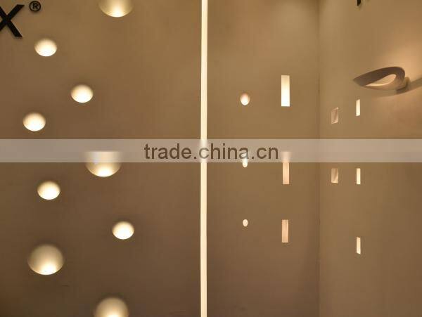 Purely handmade Gypsum Plaster led profile for decoration