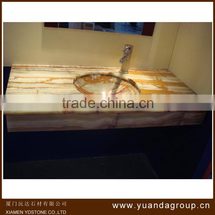 Design stylish chinese white marble vanity tops