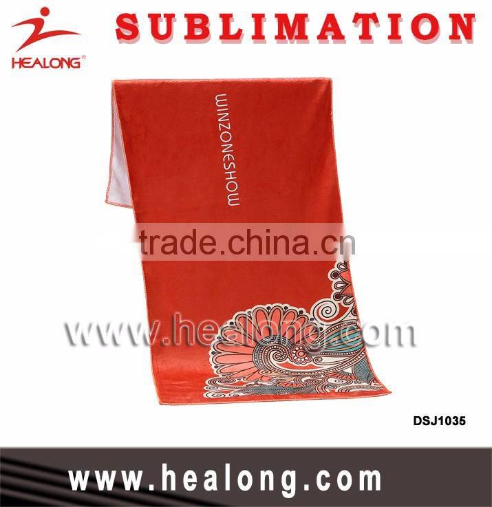 Hot Sale 100% Customized Sublimation Hand Gym Yoga Golf Sport Beach Bath Towel