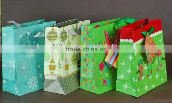 giraffe gift xmas paper bags