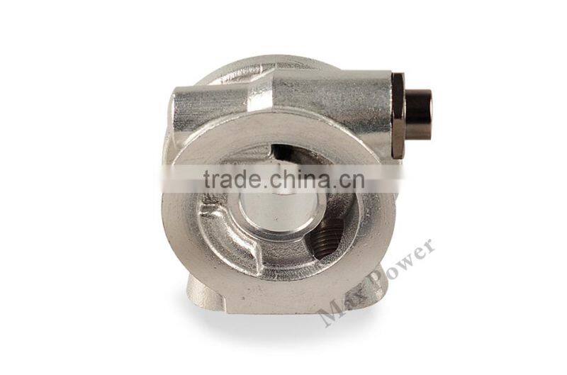 AN8 universal auto thermostat oil cooler sandwich plate oil dapter oil sandwich