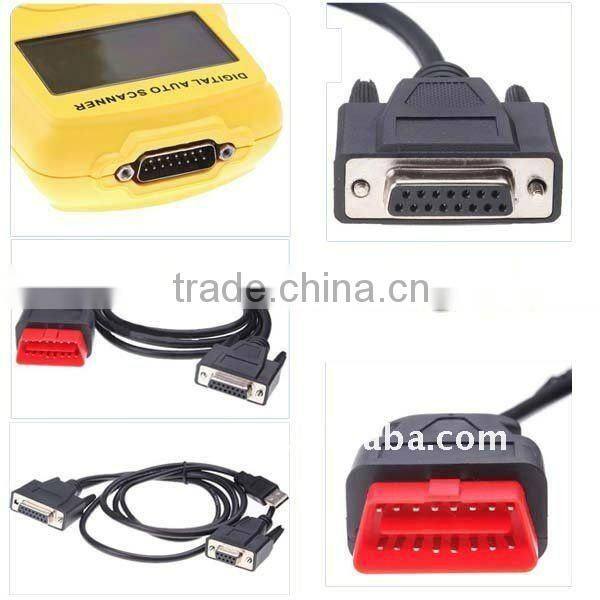 Professional CAN OBD2/EOBD car computer auto diagnosic tool T69 -Support live data graph and data print out,multilingual